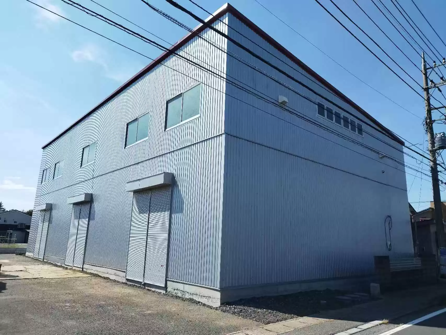 千葉県野田市中里の倉庫