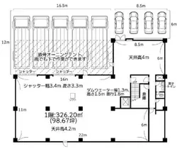 神奈川県横浜市瀬谷区卸本町の倉庫