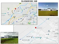 富山県高岡市国吉の倉庫