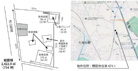 千葉県 野田市 谷津 474-1の物件写真 2枚目のサムネイル